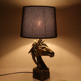 Antique Copper Horse Lamp